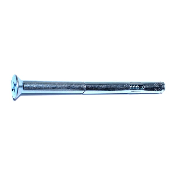 Sleeve Anchor, 3/8" Dia., 5" L, Steel Zinc Plated, 50 PK